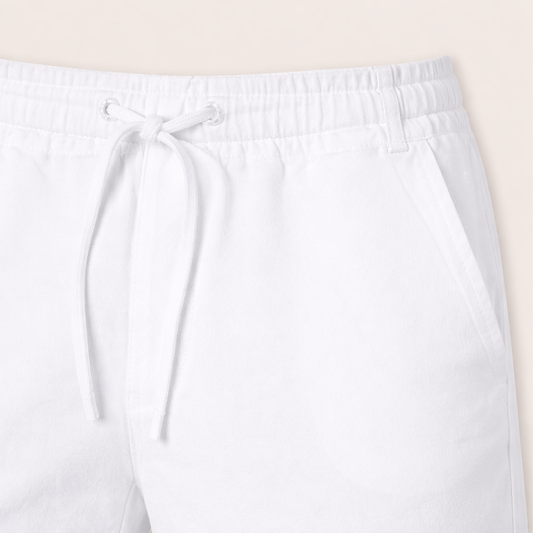 Men’s Cotton Linen Drawstring Shorts