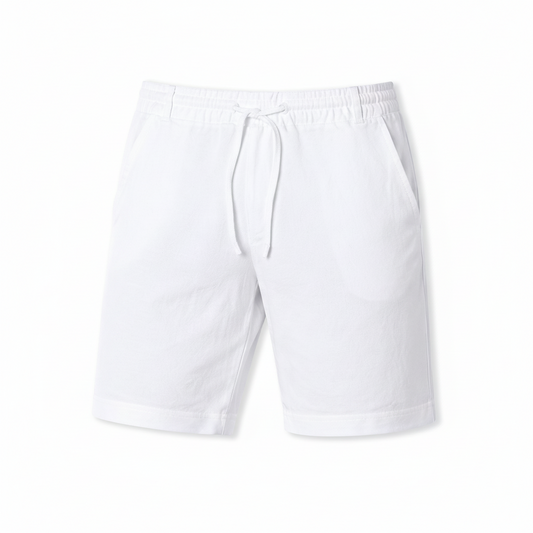 Men’s Cotton Linen Drawstring Shorts