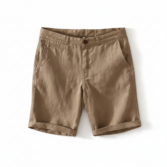 Men’s Linen Knee-Length Shorts – Regular Fit