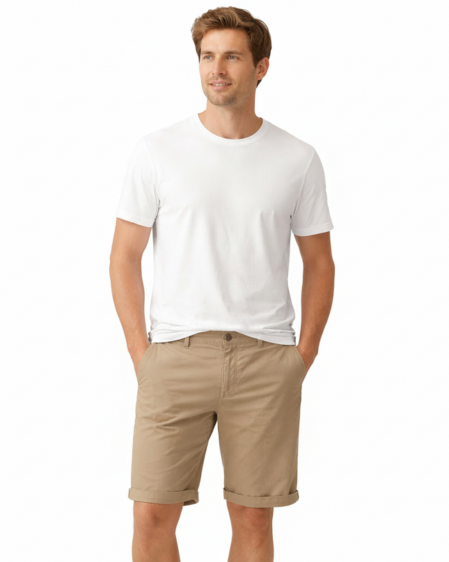 Men’s Shorts with Rolled Hem