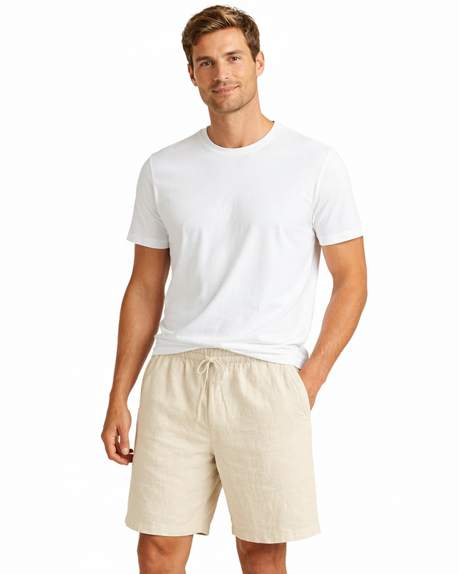 Men’s Shorts with Elastic Waistband and Drawstring