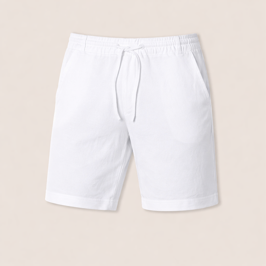 Men’s Cotton Linen Drawstring Shorts
