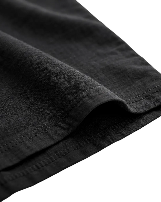 Men’s Sleeveless Top with Lace-Up Neck and Chest Pocket