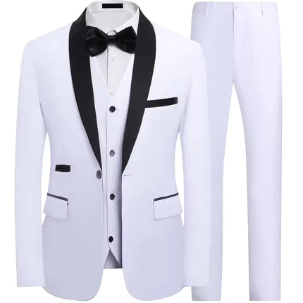 Otis | Tailored 3 Piece Shawl Lapel Wedding Suit Set