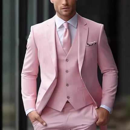 James | Tailored Slim Fit Three-Piece Suit for Weddings