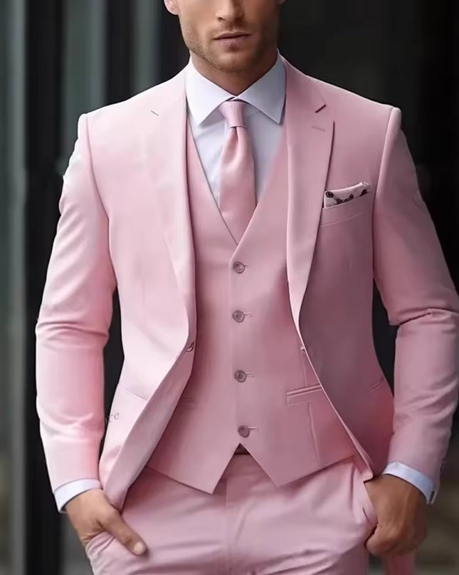 James | Tailored Slim Fit Three-Piece Suit for Weddings