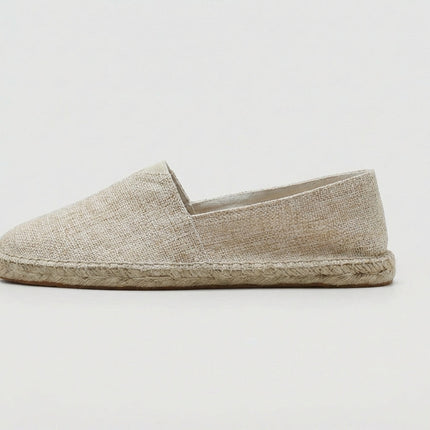 Albert | Linen Slip-On Espadrilles