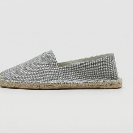 Albert | Linen Slip-On Espadrilles