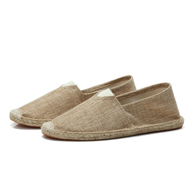 Albert | Linen Slip-On Espadrilles