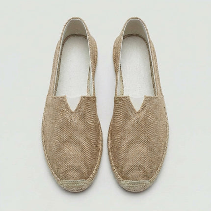 Albert | Linen Slip-On Espadrilles
