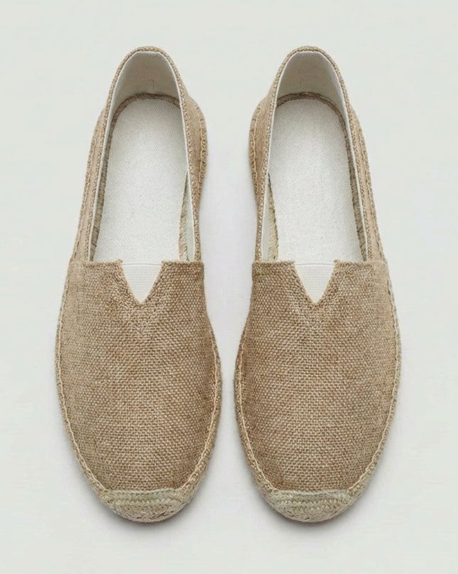 Albert | Linen Slip-On Espadrilles