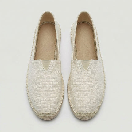 Albert | Linen Slip-On Espadrilles