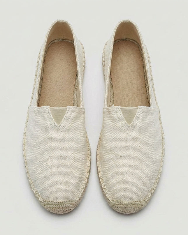 Albert | Linen Slip-On Espadrilles