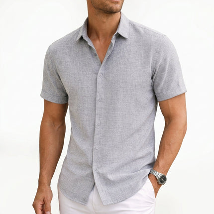 Alfred | Cotton Short Sleeve Button Shirt
