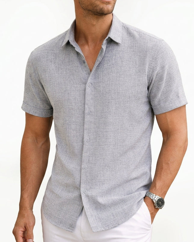Alfred | Cotton Short Sleeve Button Shirt