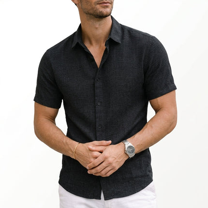 Alfred | Cotton Short Sleeve Button Shirt