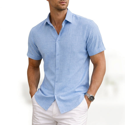 Alfred | Cotton Short Sleeve Button Shirt