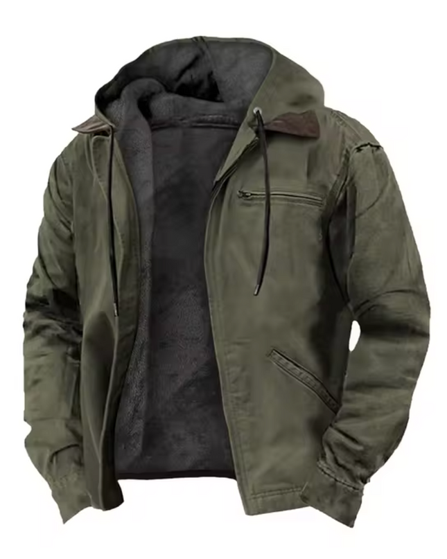 Arthur | Men's Hooded Jacket – Full-Zip Everyday Layer