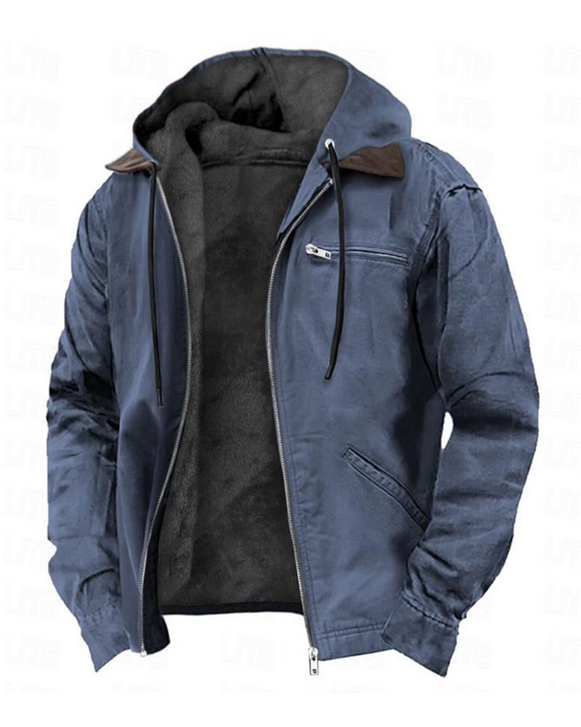 Arthur | Men's Hooded Jacket – Full-Zip Everyday Layer