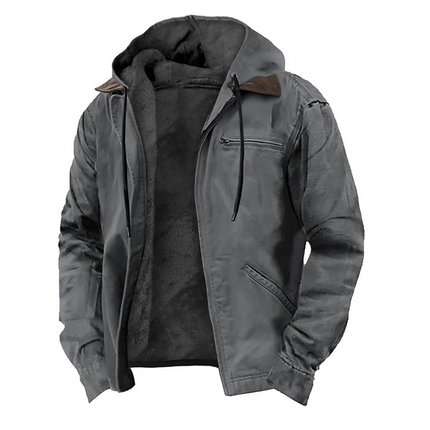 Arthur | Men's Hooded Jacket – Full-Zip Everyday Layer