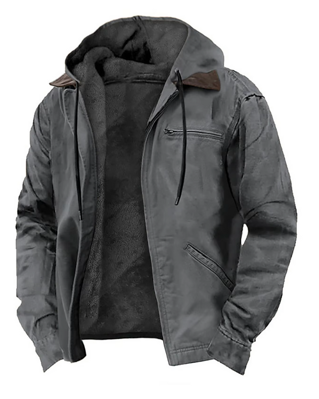 Arthur | Men's Hooded Jacket – Full-Zip Everyday Layer
