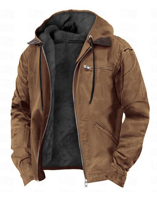 Arthur | Men's Hooded Jacket – Full-Zip Everyday Layer