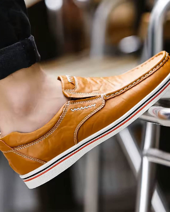 Beckett | Tumbled Venetian Slip-On Men’s Loafers