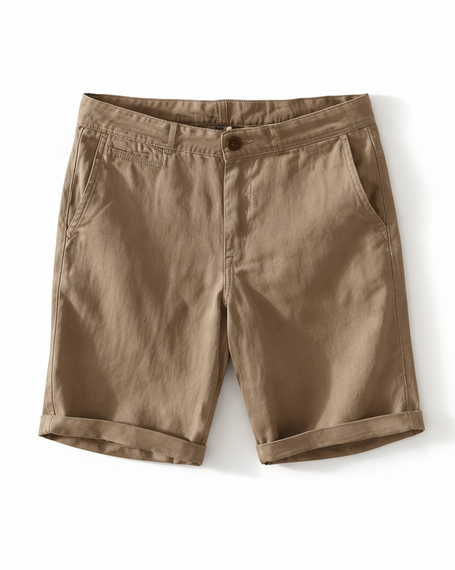 Men’s Shorts with Rolled Hem