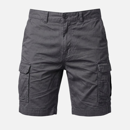 Brooks | Cotton Cargo Shorts with Multi-Pocket Design