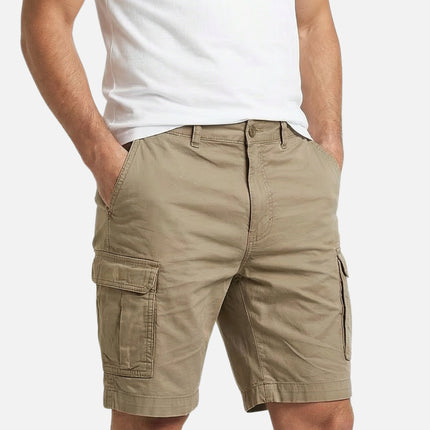 Brooks | Cotton Cargo Shorts with Multi-Pocket Design