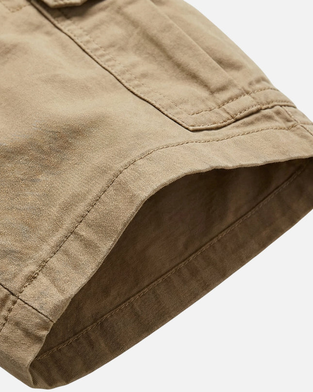 Brooks | Cotton Cargo Shorts with Multi-Pocket Design