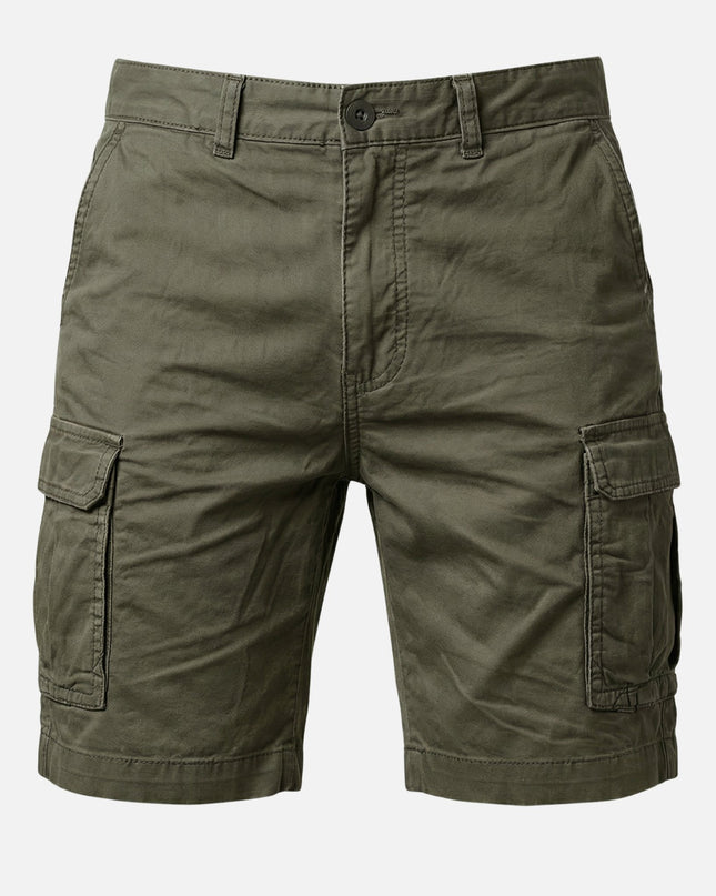 Brooks | Cotton Cargo Shorts with Multi-Pocket Design