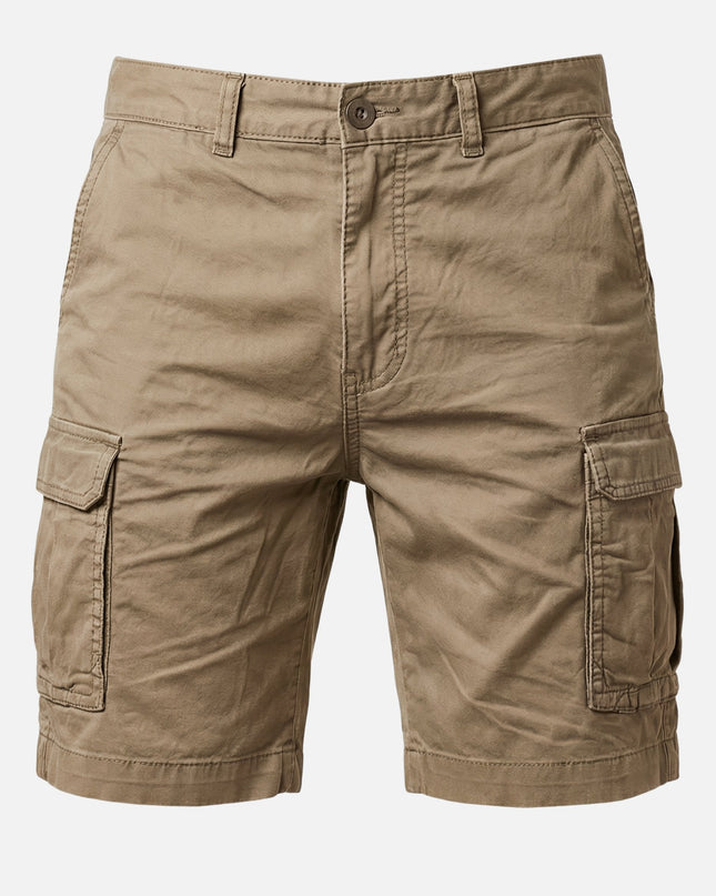 Brooks | Cotton Cargo Shorts with Multi-Pocket Design