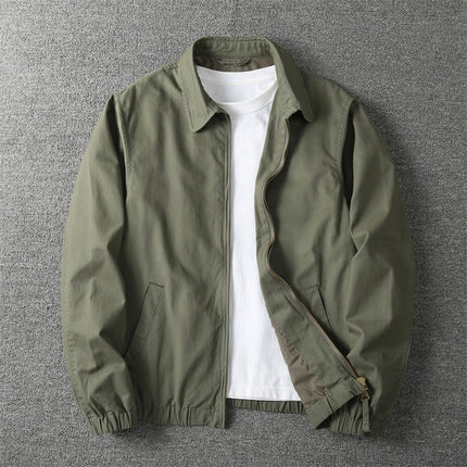 Carter | Lightweight Zip Front Casual Jacket with Point Collar