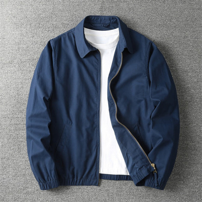 Carter | Lightweight Zip Front Casual Jacket with Point Collar