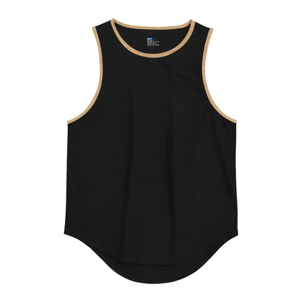 Men’s Tank Top with Contrast Trim