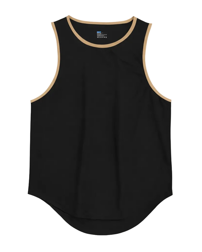 Men’s Tank Top with Contrast Trim
