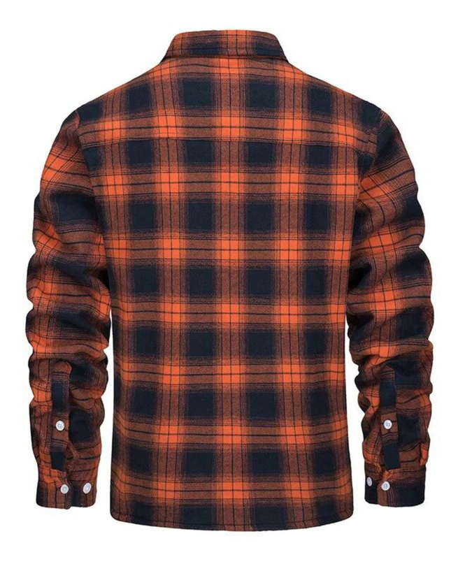 Dawson | Men's Sherpa-Lined Shacket – Plaid Button Jacket