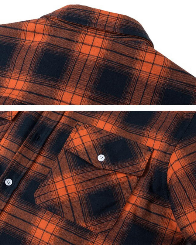 Dawson | Men's Sherpa-Lined Shacket – Plaid Button Jacket