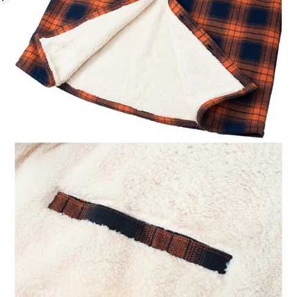 Dawson | Men's Sherpa-Lined Shacket – Plaid Button Jacket