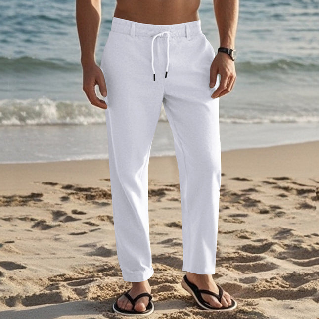 Cosco | Relaxed Drawstring Men’s Linen Pants