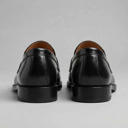 Edward | Classic Leather Penny Loafers with Slip-On Design
