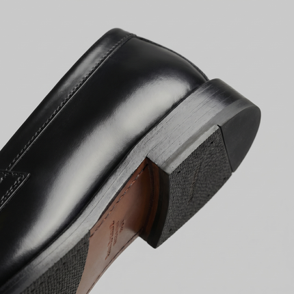Edward | Classic Leather Penny Loafers with Slip-On Design
