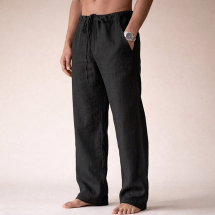 Eligio | Relaxed Drawstring Men’s Linen Pants