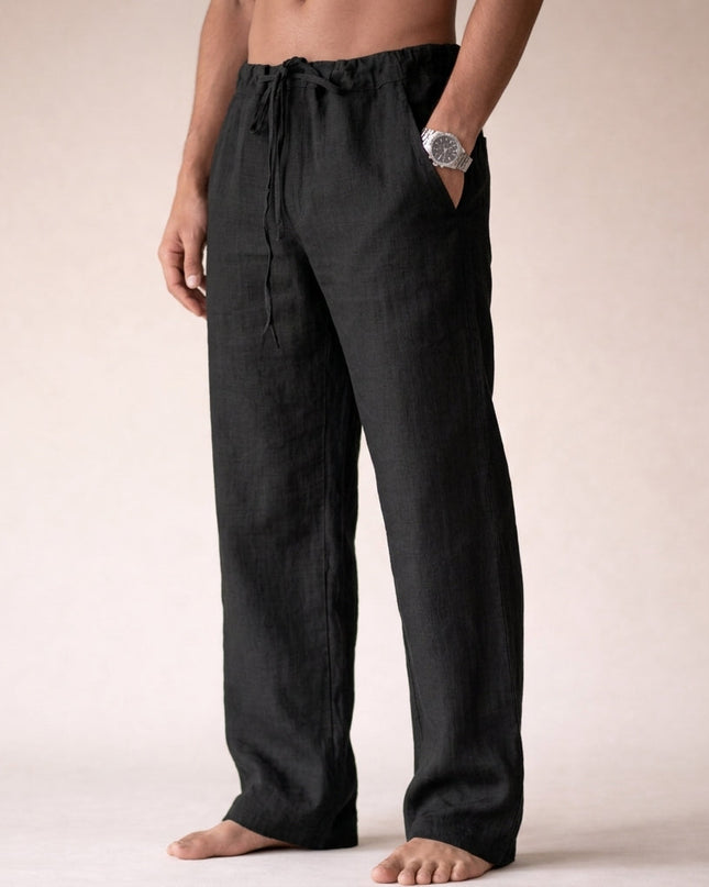 Eligio | Relaxed Drawstring Men’s Linen Pants