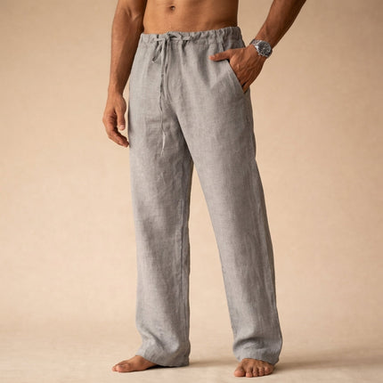 Eligio | Relaxed Drawstring Men’s Linen Pants