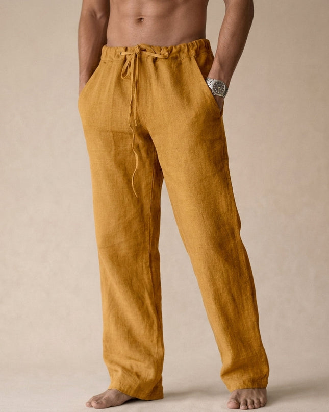 Eligio | Relaxed Drawstring Men’s Linen Pants