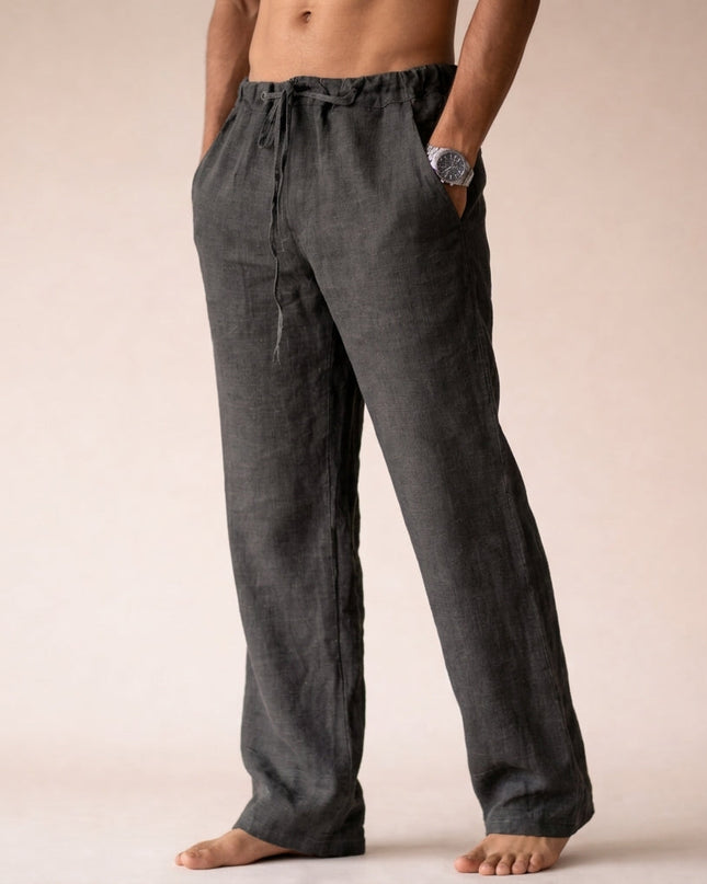 Eligio | Relaxed Drawstring Men’s Linen Pants