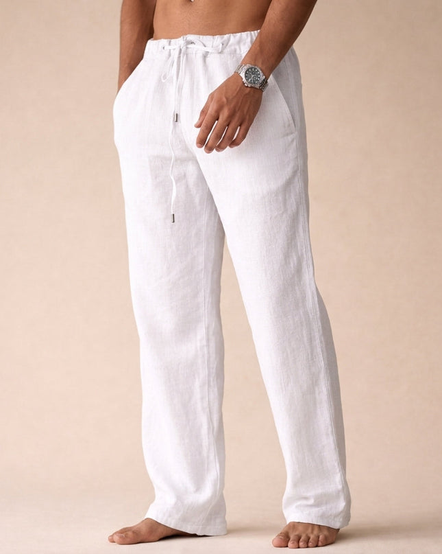 Eligio | Relaxed Drawstring Men’s Linen Pants