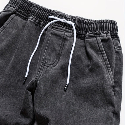Ethan | Straight Leg Jeans with Elasticated Drawstring Waist